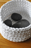 pojemnik okrągły White 17x12cm