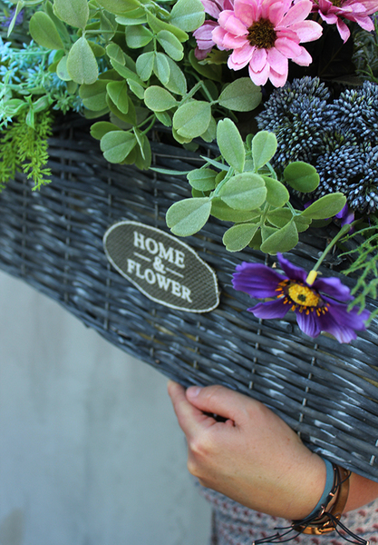 ekskluzywny kosz ogrodowy Monika, wys.44xdł.70cm 