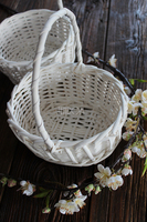 Alleluja 2 koszyczek na Wielkanoc, wys. 27 cm, śr. 22 cm