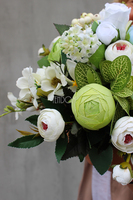 bukiet / kwiatowa kompozycja Niebieski Ptak, wys.25cm