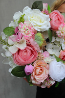 dekoracja / pastelowy wianek na drzwi Lucjusz, śr.25cm  