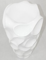 Sorbello, nowoczesny biały wazon, wys.71cm 