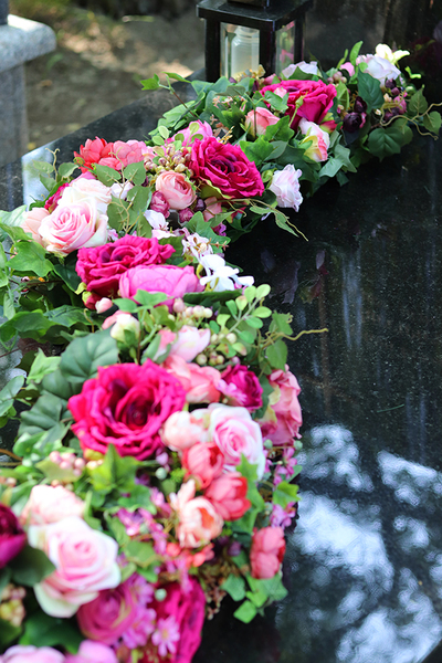 girlanda pogrzebowa, Rosalinda, dł.200cm 