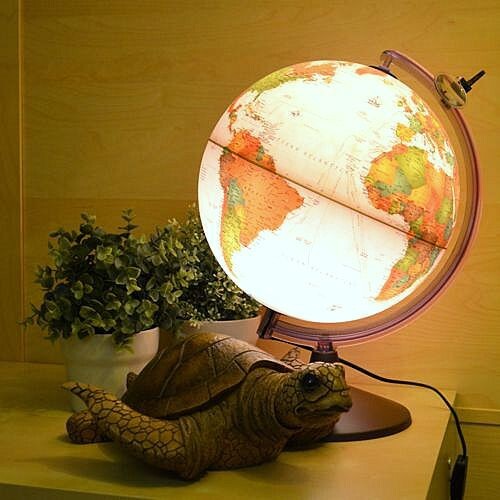 Marco Polo globus podświetlany z lupą, kula 30cm Nova Rico