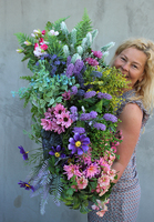 ekskluzywny kosz ogrodowy Monika, wys.44xdł.70cm 