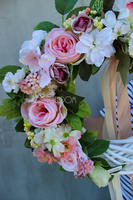 Abella, subtelny wianek na drzwi, śr.30cm  