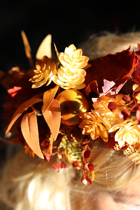 jesienny wianek na głowę, Pani Jesień 3, rozmiar uniwersalny