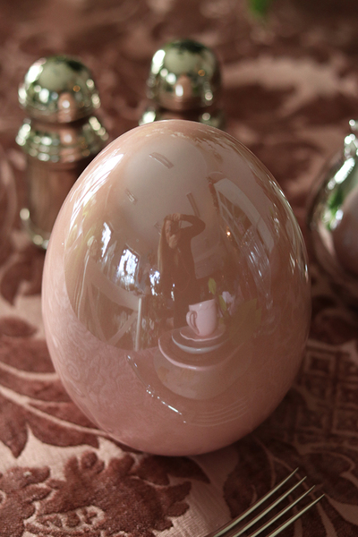 Jajko Wielkanocne, różowe, śr.10.5cm