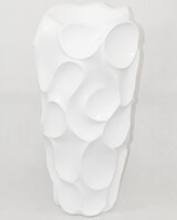 Sorbello, nowoczesny biały wazon, wys.71cm 