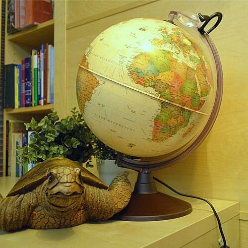 Marco Polo globus podświetlany z lupą, kula 30cm Nova Rico