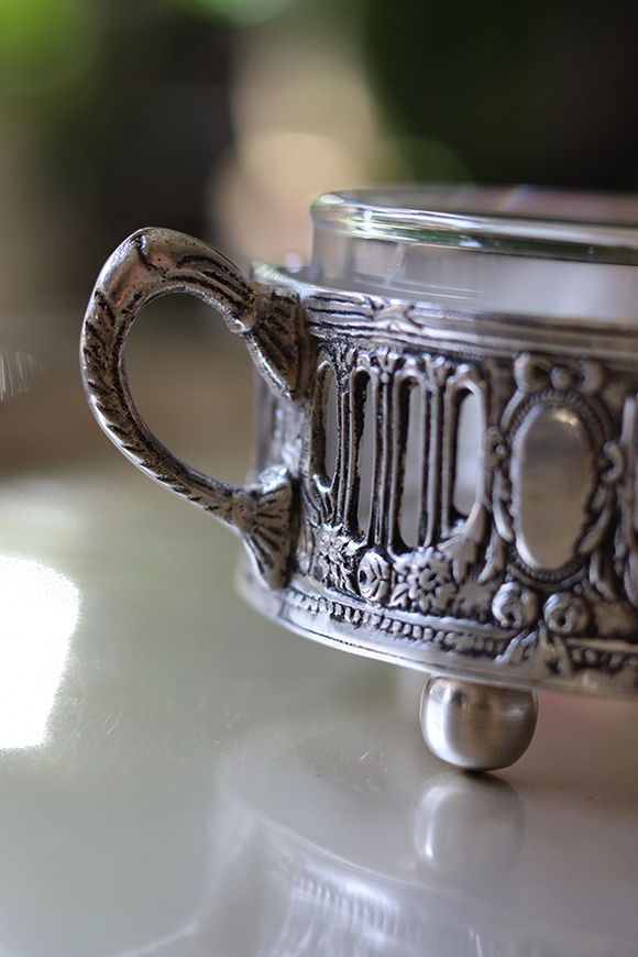 cukiernica posrebrzana Stella, wym.10.5x5.5cm