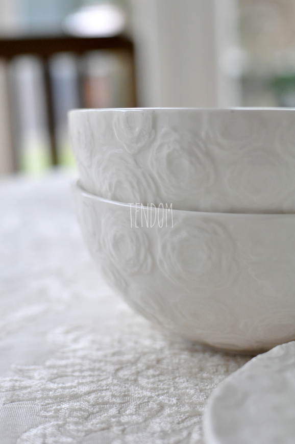 Różana miska porcelanowa salaterka, poj.280ml, śr.12cm