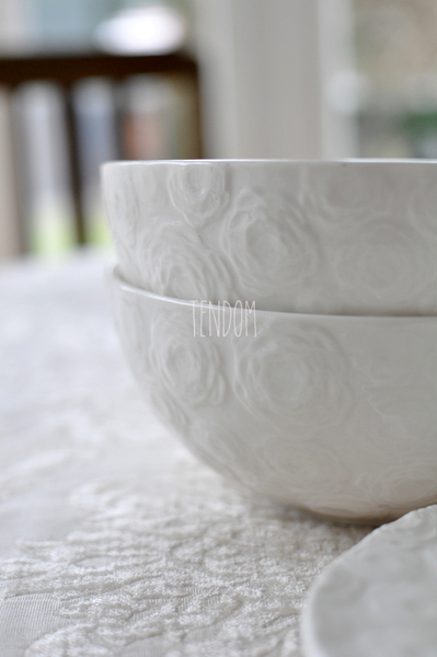 Różana miska porcelanowa salaterka, poj.280ml, śr.12cm