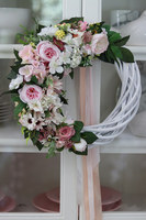 Abella, subtelny wianek na drzwi, śr.30cm  