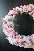 walentynkowy wianek Romantyczny, śr.30cm