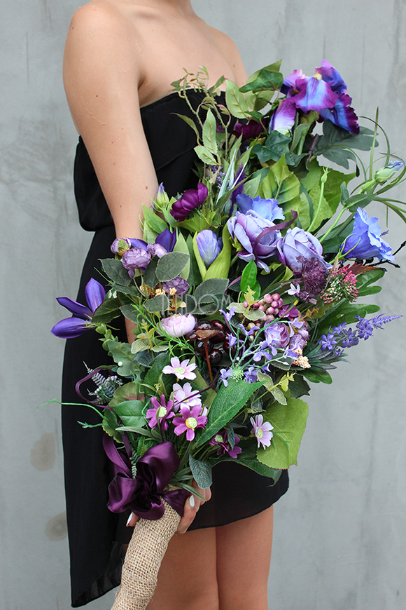 dekoracja, wiązanka nagrobna Lukrecja, wym.80cm