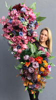 dekoracja wiązanka nagrobna Orchidea Benalo, dł.88cm