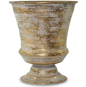 Figaro, metalowa osłonka / puchar / naczynie, wym.18.5x16x16cm