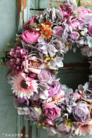 Bogactwo Natury Margerita, duży wianek na drzwi, śr.42cm 