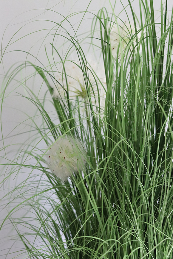 Dandelion, sztuczna trawa we wkładzie do donicy, wys.130cm 