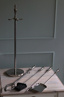 OD RĘKI Glamour Shining, zestaw kominkowy na stojaku, 4 elementy, wys.83cm