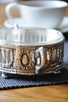 cukiernica posrebrzana Stella, wym.10.5x5.5cm