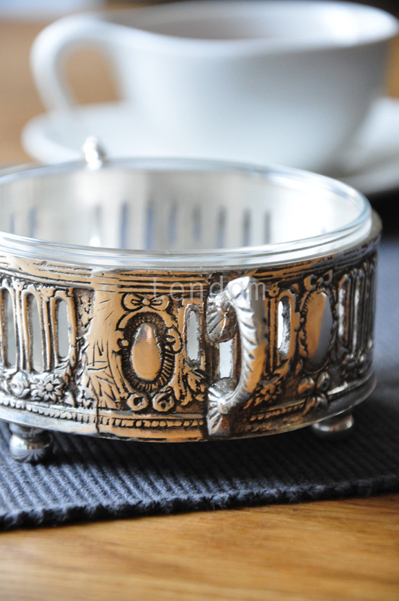 cukiernica posrebrzana Stella, wym.10.5x5.5cm