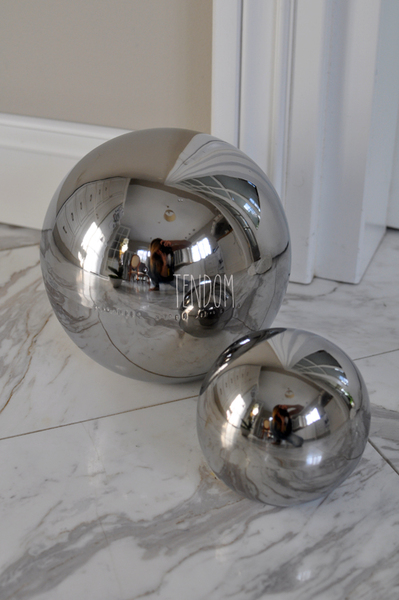 kula dekoracyjna ceramiczna Silver śr.11cm