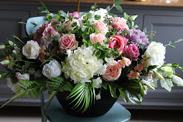 Jeronia, duża dekoracja nagrobna w naczyniu, wym.50x100x68cm