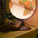 Marco Polo globus podświetlany z lupą, kula 30cm Nova Rico