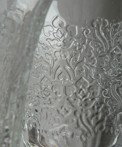 6 białych kielichów / szklanek Amboise La Rochere 12.2cm