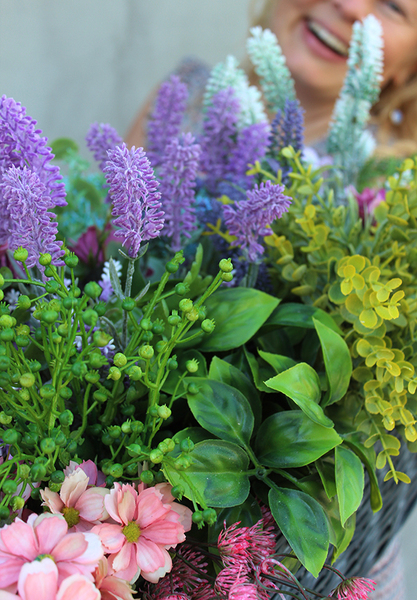 ekskluzywny kosz ogrodowy Monika, wys.44xdł.70cm 