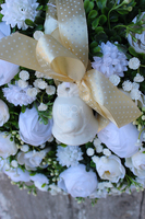 dekoracyjny wianek Dzwoneczek, śr.35cm