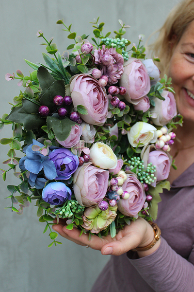 bardzo ładny wianek Relia 2, śr.27cm 