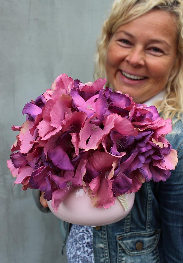 Pink Mini kompozycja kwiatowa / bukiet, wym.19x19cm