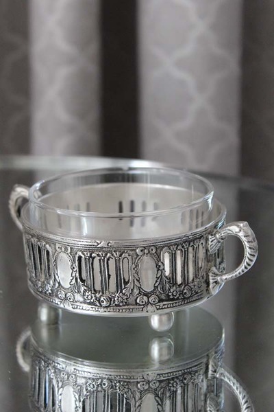 cukiernica posrebrzana Stella, wym.10.5x5.5cm