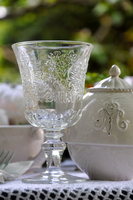 6 białych kielichów Amboise La Rochere 220ml