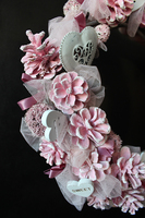 walentynkowy wianek Romantyczny, śr.30cm