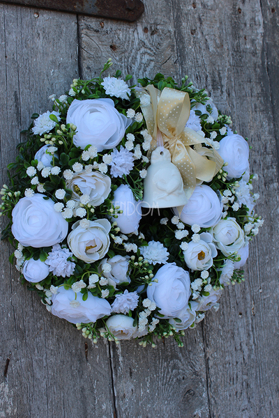 dekoracyjny wianek Dzwoneczek, śr.35cm