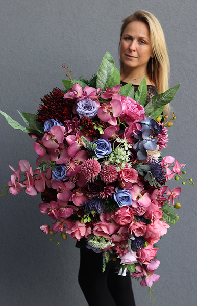 dekoracja wiązanka nagrobna Orchidea Benalo, dł.88cm  