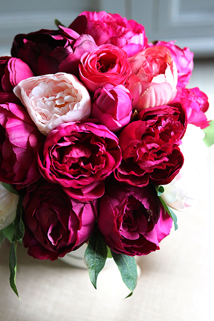 kompozycja kwiatowa / bukiet Flowerbox Terranola, wys.32cm