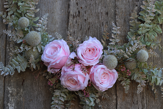 Subtelle, wianek na drzwi na obręczy, śr.50cm