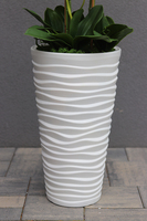 czerwony storczyk Mediolan Modern, wys.129cm