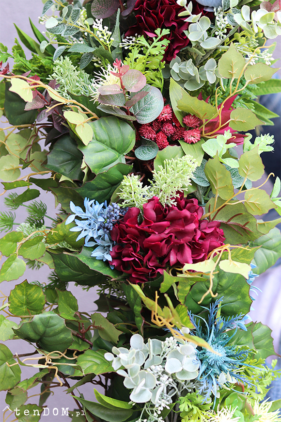 Faworitta, bogata girlanda kwiatowa, dł.100cm  