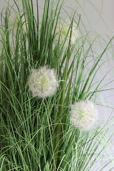 Dandelion, sztuczna trawa we wkładzie do donicy, wys.130cm 