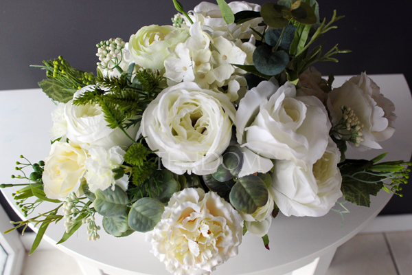 elegancka kompozycja kwiatowa, Polly, wys.35cm