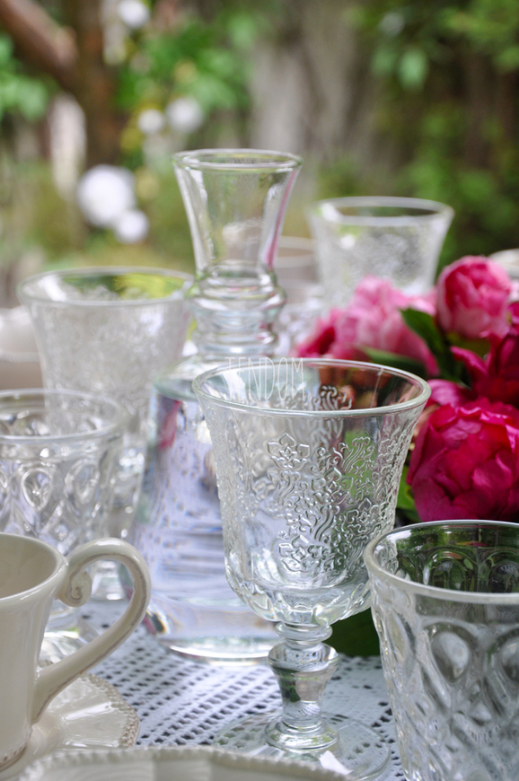 6 białych kielichów Amboise La Rochere 220ml