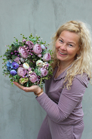 bardzo ładny wianek Relia 2, śr.27cm 