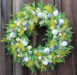 dekoracyjny wianek wielkanocny Naturalna Wiosna 2, śr.28cm 