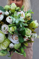 bukiet / kwiatowa kompozycja Zielona Łąka, wys.38cm